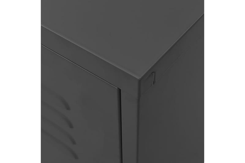 Tv-bänk antracit 105x35x50 cm stål - Grå - Möbler - Vardagsrum - Tv-möbler & mediamöbler - Tv-bänkar