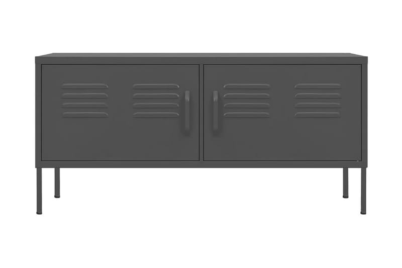 Tv-bänk antracit 105x35x50 cm stål - Grå - Möbler - Vardagsrum - Tv-möbler & mediamöbler - Tv-bänkar