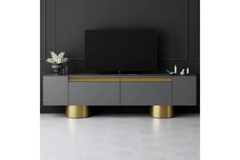TV-bänk Antracit / Rany - Antracit / Rany - Möbler - Vardagsrum - Tv-möbler & mediamöbler - Tv-bänkar
