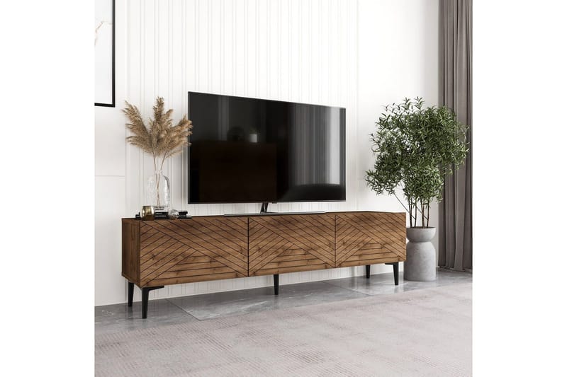 TV-bänk Botswana Valnöt - Valnöt - Möbler - Vardagsrum - Tv-möbler & mediamöbler - Tv-bänkar