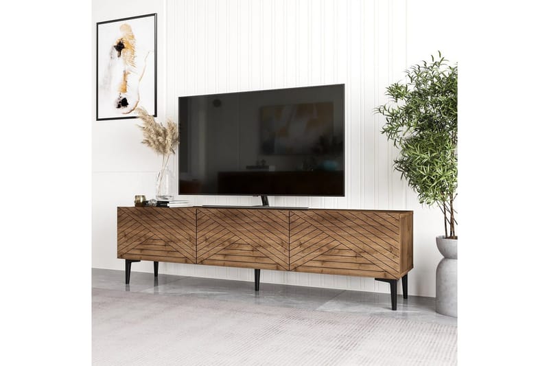 TV-bänk Botswana Valnöt - Valnöt - Möbler - Vardagsrum - Tv-möbler & mediamöbler - Tv-bänkar