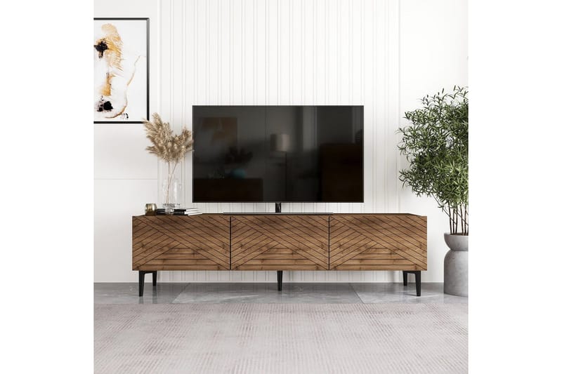 TV-bänk Botswana Valnöt - Valnöt - Möbler - Vardagsrum - Tv-möbler & mediamöbler - Tv-bänkar