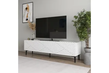 TV-bänk Botswana Vit - Vit - Möbler - Vardagsrum - Tv-möbler & mediamöbler - Tv-bänkar