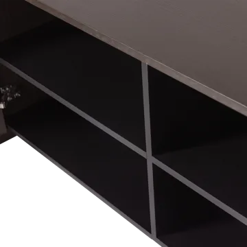 Tv-bänk Brock 200 cm - Mellanbrun - Möbler - Vardagsrum - Tv-möbler & mediamöbler - Tv-bänkar