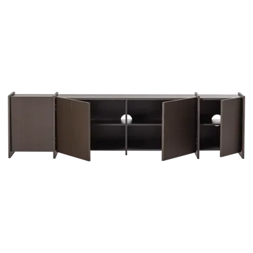 Tv-bänk Brock 200 cm - Mellanbrun - Möbler - Vardagsrum - Tv-möbler & mediamöbler - Tv-bänkar