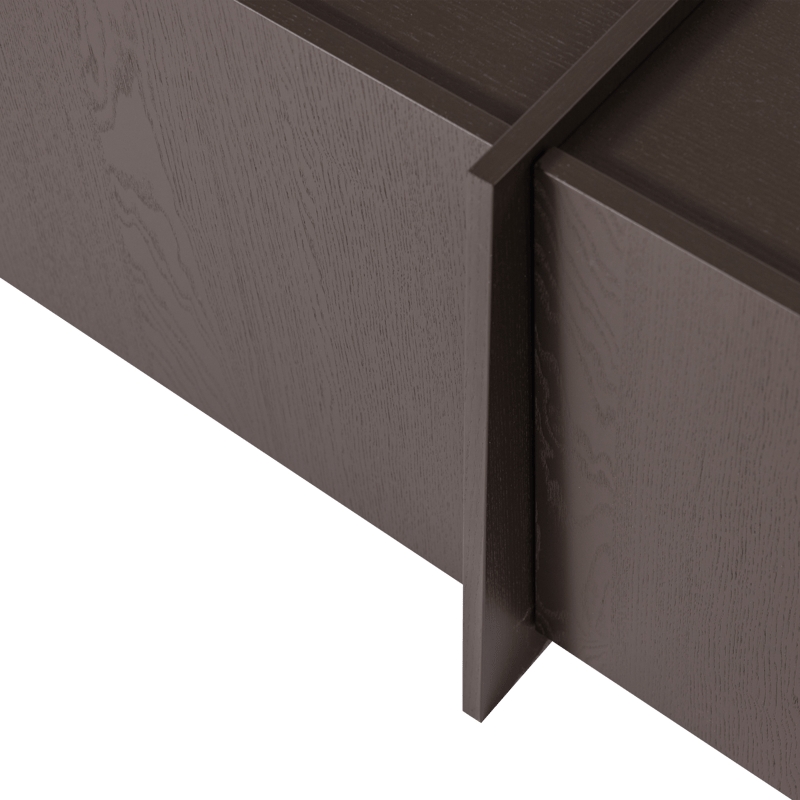 Tv-bänk Brock 200 cm - Mellanbrun - Möbler - Vardagsrum - Tv-möbler & mediamöbler - Tv-skåp