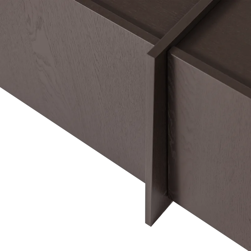 Tv-bänk Brock 200 cm - Mellanbrun - Möbler - Vardagsrum - Tv-möbler & mediamöbler - Tv-skåp