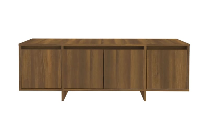 Tv-bänk brun ek 120x30x40,5 cm spånskiva - Brun - Möbler - Vardagsrum - Tv-möbler & mediamöbler - Tv-bänkar