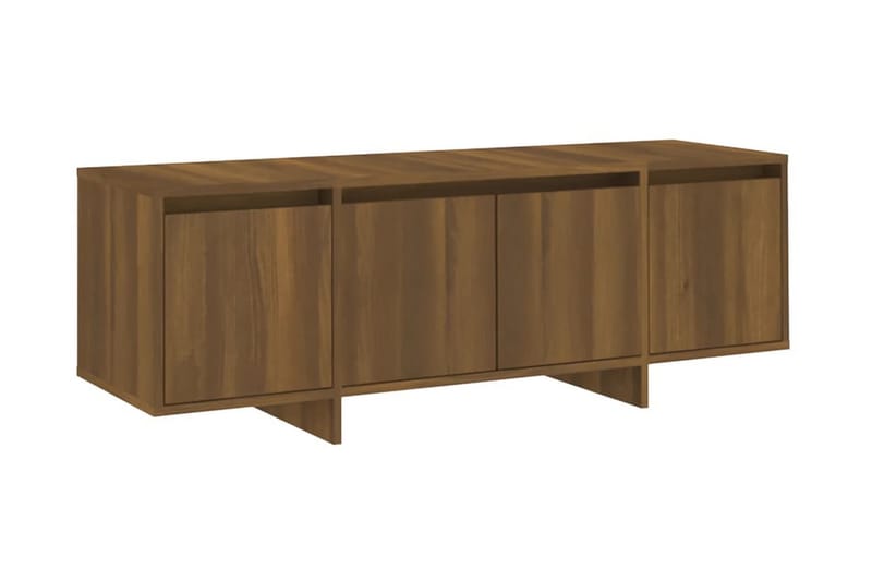 Tv-bänk brun ek 120x30x40,5 cm spånskiva - Brun - Möbler - Vardagsrum - Tv-möbler & mediamöbler - Tv-bänkar