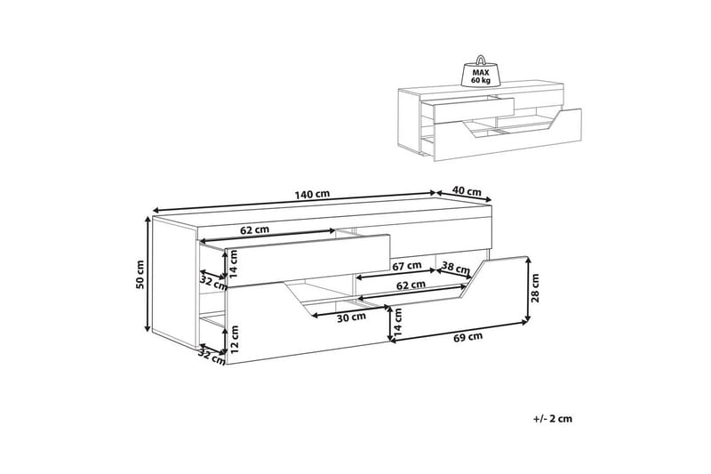 TV-bänk Cheval - Möbler - Vardagsrum - Tv-möbler & mediamöbler - Tv-bänkar