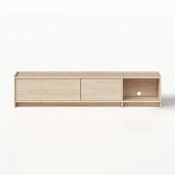 TV-bänk Deyloris 180 cm - ljust naturträ - Möbler - Vardagsrum - Tv-möbler & mediamöbler - Tv-bänkar