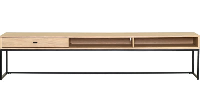 TV-bänk Eiknor 180 cm - Vitpigmenterad ekfaner - Möbler - Vardagsrum - Tv-möbler & mediamöbler - Tv-bänkar