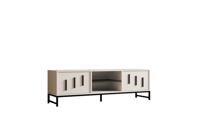 TV-bänk Form Vit - Vit - Möbler - Vardagsrum - Tv-möbler & mediamöbler - Tv-bänkar