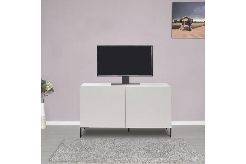 TV-bänk Galnor Almasi / Vit - Almasi / Vit - Möbler - Vardagsrum - Tv-möbler & mediamöbler - Tv-bänkar