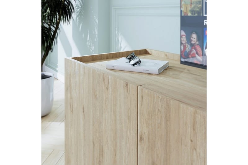TV-bänk Galnor Ek - Natural - Möbler - Vardagsrum - Tv-möbler & mediamöbler - Tv-bänkar