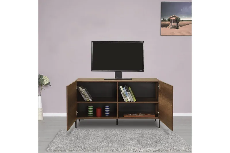 TV-bänk Galnor Valnöt - Oslo Valnöt - Möbler - Vardagsrum - Tv-möbler & mediamöbler - Tv-bänkar