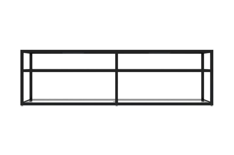 TV-bänk genomskinlig 140x40x40,5 cm härdat glas - Transparent - Möbler - Vardagsrum - Tv-möbler & mediamöbler - Tv-bänkar