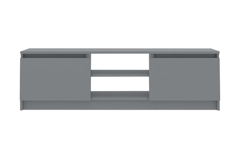 TV-bänk grå 120x30x35,5 cm spånskiva - Grå - Tv-bänkar
