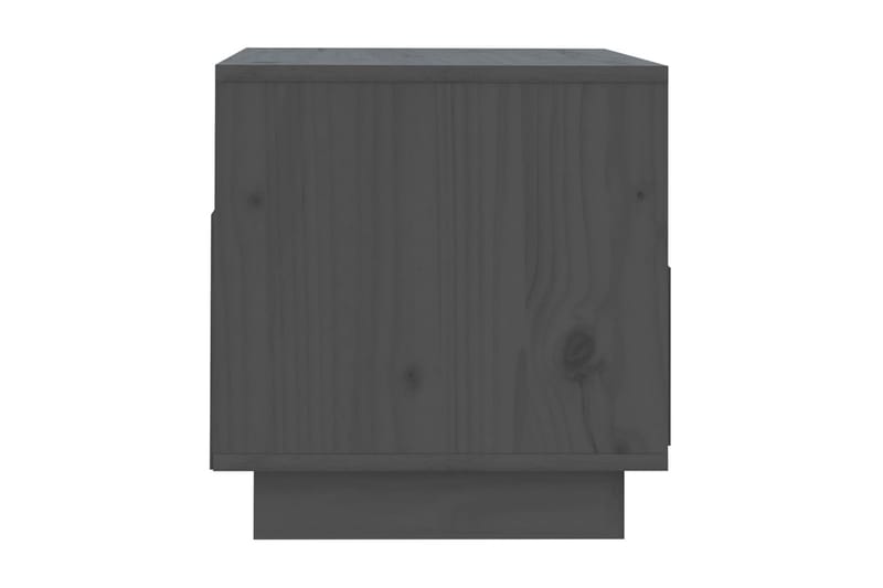 Tv-bänk grå 60x35x37 cm massiv furu - Grå - Möbler - Vardagsrum - Tv-möbler & mediamöbler - Tv-bänkar