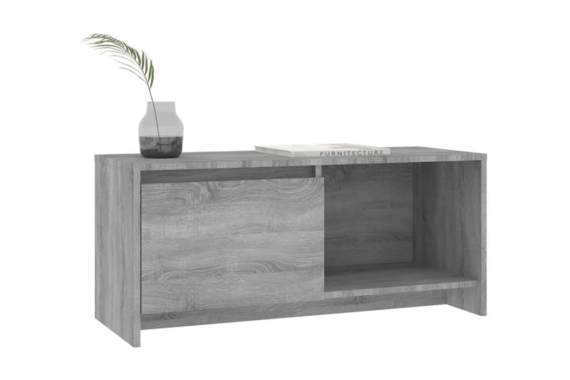 TV-bänk grå sonoma 90x35x40 cm spånskiva - Grå - Möbler - Vardagsrum - Tv-möbler & mediamöbler - Tv-bänkar