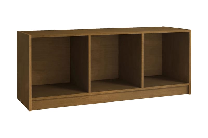 TV-bänk honungsbrun 104x33x41 cm massiv furu - Brun - Möbler - Vardagsrum - Tv-möbler & mediamöbler - Tv-bänkar