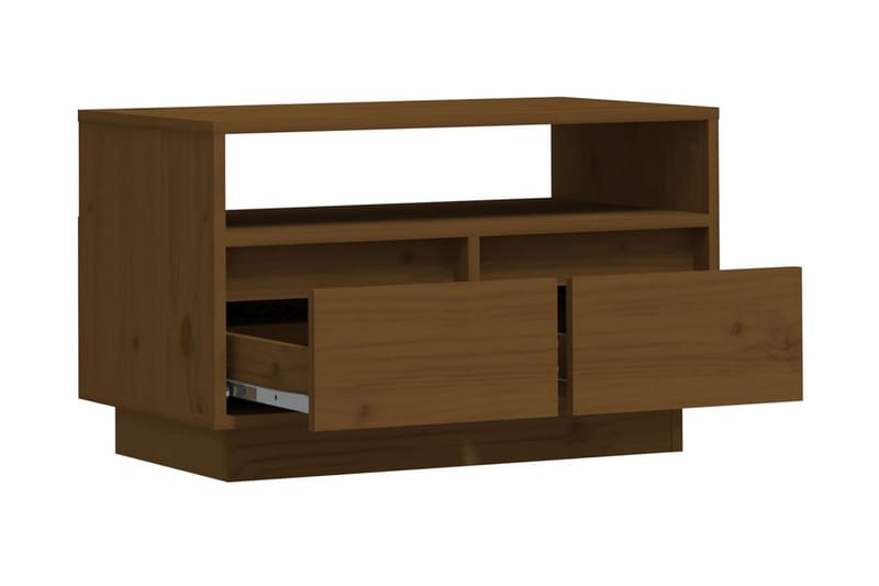 Tv-bänk honungsbrun 60x35x37 cm massiv furu - Brun - Möbler - Vardagsrum - Tv-möbler & mediamöbler - Tv-bänkar
