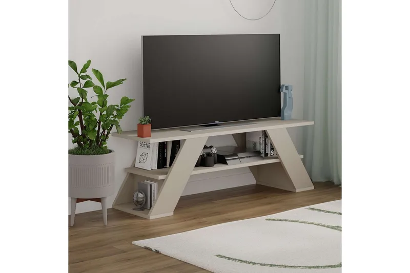 TV-bänk Janesh Sandsten - Sandsten - Möbler - Vardagsrum - Tv-möbler & mediamöbler - Tv-bänkar