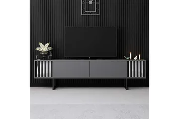 TV-bänk Jeval Antracit / Svart - Antracit / Svart - Möbler - Vardagsrum - Tv-möbler & mediamöbler - Tv-bänkar