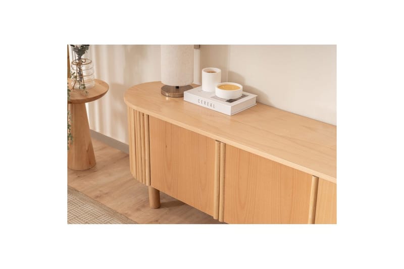 TV-bänk Karela Bok - Ljusfärgat trä - Möbler - Vardagsrum - Tv-möbler & mediamöbler - Tv-bänkar