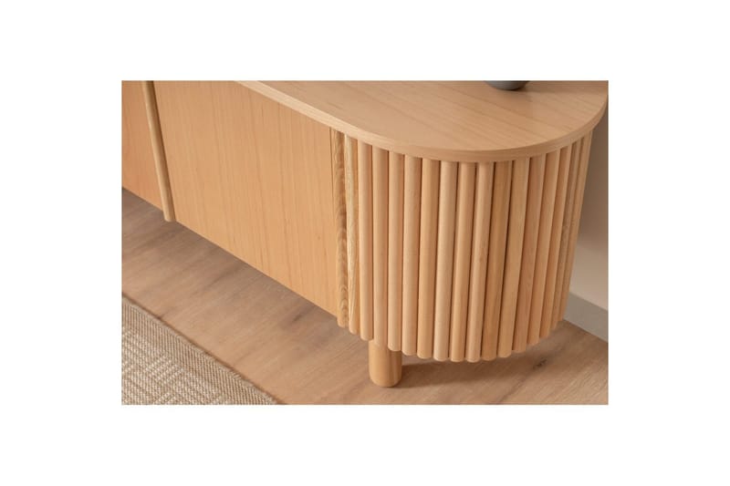 TV-bänk Karela Bok - Ljusfärgat trä - Möbler - Vardagsrum - Tv-möbler & mediamöbler - Tv-bänkar