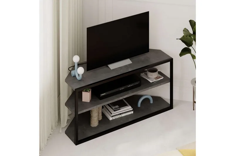 TV-bänk Kelinmoor Retro Grå - Retro Grå - Möbler - Vardagsrum - Tv-möbler & mediamöbler - Tv-bänkar