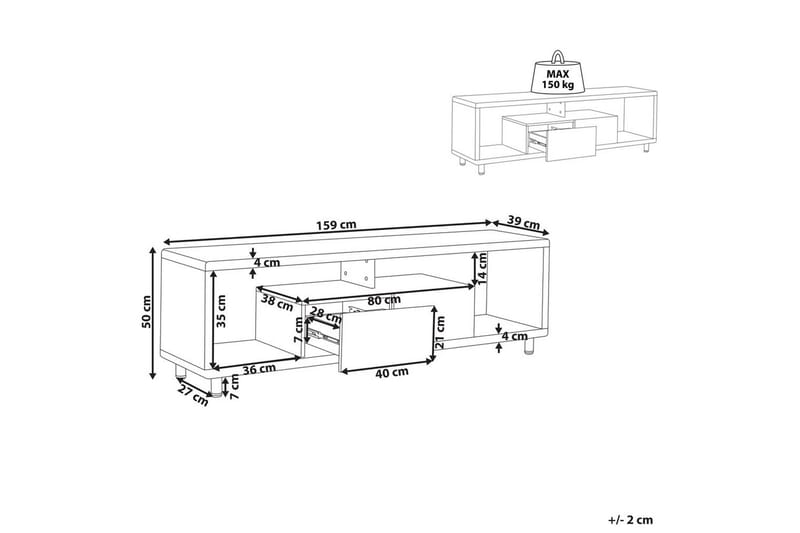 TV-bänk Knox - Möbler - Vardagsrum - Tv-möbler & mediamöbler - Tv-bänkar