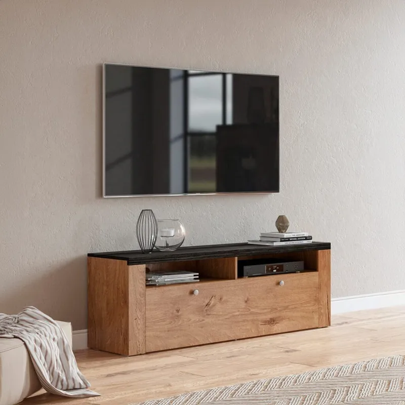 Tv-bänk Larona 2 klaffar - Lefkas ek - Touchwood - Möbler - Vardagsrum - Tv-möbler & mediamöbler - Tv-bänkar