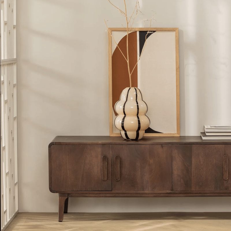 Tv-bänk Liya 150 cm - Mörkbrun - Möbler - Vardagsrum - Tv-möbler & mediamöbler - Tv-bänkar