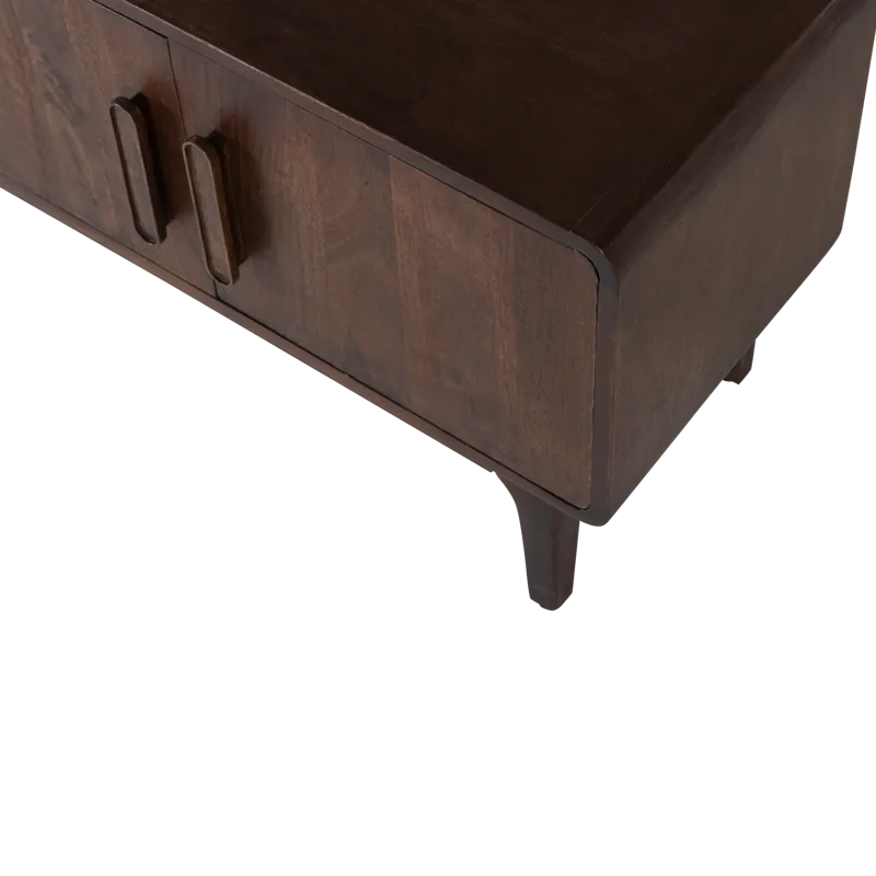 Tv-bänk Liya 150 cm - Mörkbrun - Möbler - Vardagsrum - Tv-möbler & mediamöbler - Tv-skåp