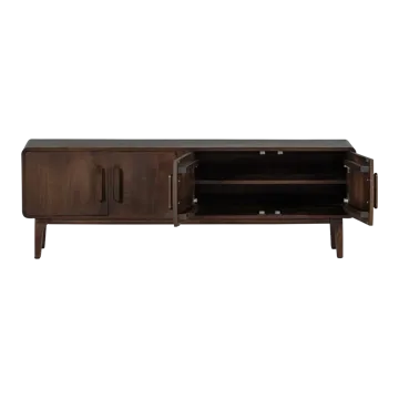 Tv-bänk Liya 150 cm - Mörkbrun - Möbler - Vardagsrum - Tv-möbler & mediamöbler - Tv-bänkar