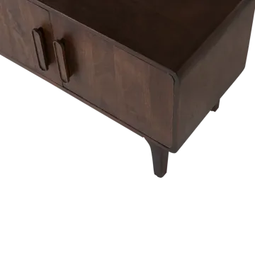 Tv-bänk Liya 150 cm - Mörkbrun - Möbler - Vardagsrum - Tv-möbler & mediamöbler - Tv-bänkar