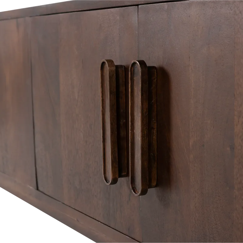 Tv-bänk Liya 150 cm - Mörkbrun - Möbler - Vardagsrum - Tv-möbler & mediamöbler - Tv-skåp