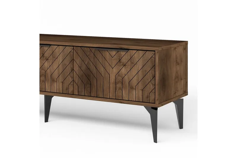 TV-bänk Lyven Valnöt - Valnöt - Möbler - Vardagsrum - Tv-möbler & mediamöbler - Tv-bänkar