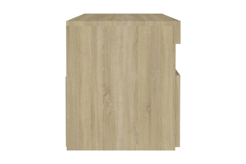 TV-bänk med LED-belysning sonoma-ek 60x35x40 cm - Brun - Möbler - Vardagsrum - Tv-möbler & mediamöbler - Tv-bänkar