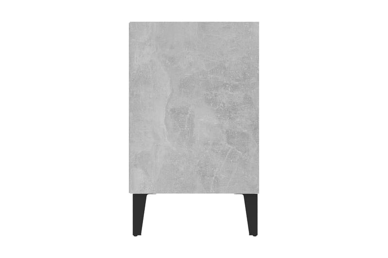 TV-bänk med metallben betonggrå 103,5x30x50 cm - Grå - Möbler - Vardagsrum - Tv-möbler & mediamöbler - Tv-bänkar