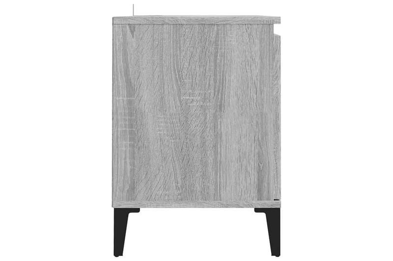 TV-bänk med metallben grå sonoma 103,5x35x50 cm - Grå - Möbler - Vardagsrum - Tv-möbler & mediamöbler - Tv-bänkar