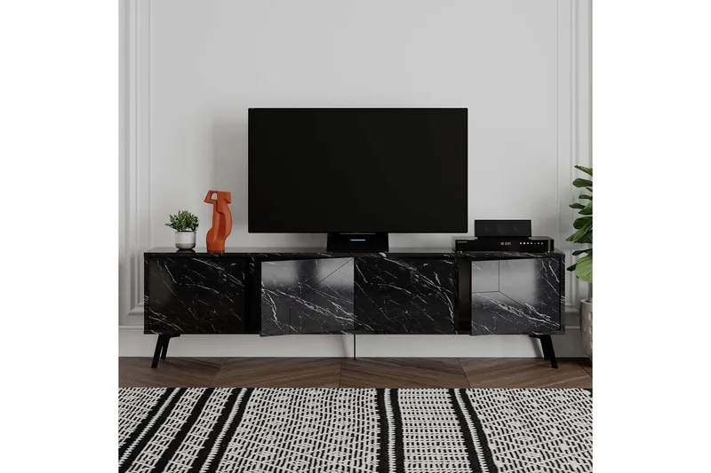 Tv-bänk & mediabänk NO_BRAND Dune Tv-bänk 180 cm Beige Beige - Möbler - Vardagsrum - Tv-möbler & mediamöbler - Tv-bänkar