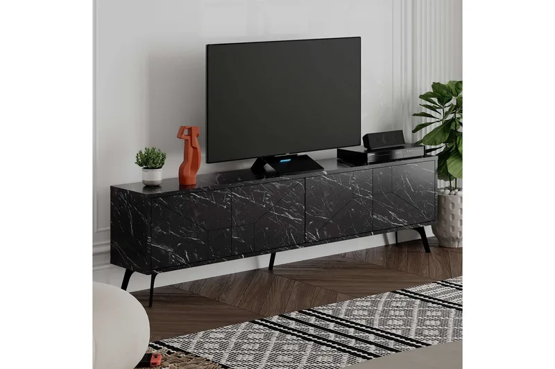 Tv-bänk & mediabänk NO_BRAND Dune Tv-bänk 180 cm Beige Beige - Möbler - Vardagsrum - Tv-möbler & mediamöbler - Tv-bänkar