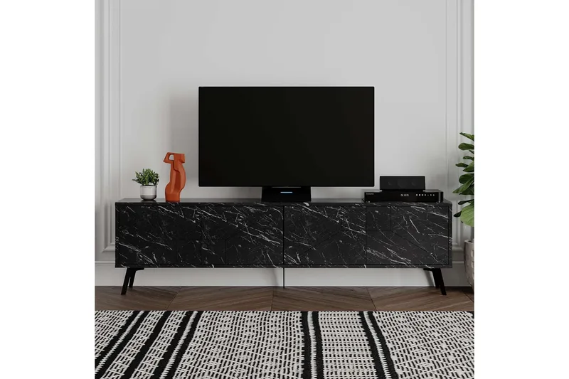 Tv-bänk & mediabänk NO_BRAND Dune Tv-bänk 180 cm Beige Beige - Möbler - Vardagsrum - Tv-möbler & mediamöbler - Tv-bänkar