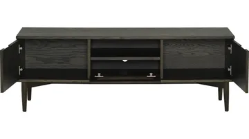 TV-bänk Nordal - Brunlackad ekfaner - Möbler - Vardagsrum - Tv-möbler & mediamöbler - Tv-bänkar