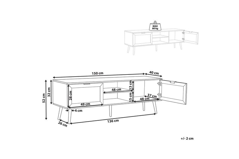 TV-bänk Opoco - Möbler - Vardagsrum - Tv-möbler & mediamöbler - Tv-bänkar