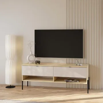 Tv-bänk Ore med 2 Lådor - Kashmir - Möbler - Vardagsrum - Tv-möbler & mediamöbler - Tv-bänkar