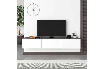 TV-bänk Rasab 180 Antracit / Vit - Antracit / Vit - Möbler - Vardagsrum - Tv-möbler & mediamöbler - Tv-bänkar
