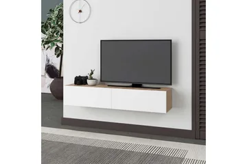 TV-bänk Rasab Sudamalek / Vit - Sudamalek / Vit - Möbler - Vardagsrum - Tv-möbler & mediamöbler - Tv-bänkar